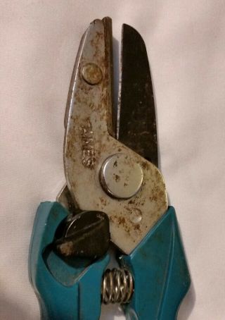 Vintage Garden Tool - Ames - Made in USA 23 - 185 - Clippers Trimmers 4