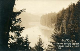 Real Photo Eel River High Rock Dyerville California Ca Postcard B - 6