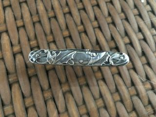 Vintage Vom Cleff & Co / Lion Cutlery Sterling Silver Pocket Knife Germany 6222