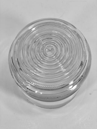Vintage Style Clear Glass Ribbed Jelly Jar Porch Light Ceiling Globe Shade 2