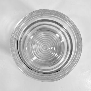 Vintage Style Clear Glass Ribbed Jelly Jar Porch Light Ceiling Globe Shade 3
