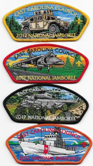 East Carolina Council 2017 National Jamboree Set Csp Sap Croatan Lodge 117 Bsa