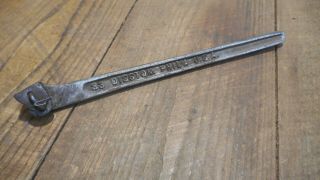 L3798 - Antique Disston Metal Handle For Saw Set Machine? 16 " Long
