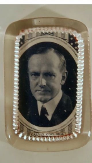 Calvin Coolidge Paperweight