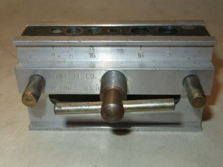 Vintage Dowl - It Self - Centering Dowel Drill Guide Doweling Jig Made In Usa