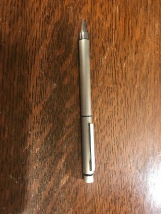 Lamy Twin Pen,  Brushed Nickel - Ballpoint Pen And Mechanical Pencil Germany