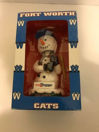 Fort Worth Cats Frosty Bobblehead July 24 2004