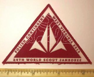 Polish Contingent Poland Badge Patch 2019 24th World Boy Scout Jamboree