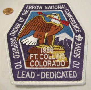 1988 Order Of The Arrow NOAC Set: Back & Pocket Patch,  Pin,  Mug,  Buckle and more 2