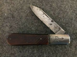 Russell Barlow 1 Blade Bone Pocket Knife