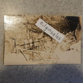 Great Onyx Cave,  Kentucky Ken Ky Real Photo Postcard 1916