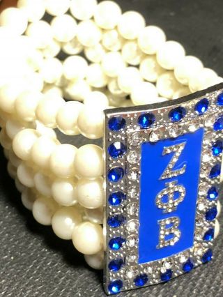 Zeta Phi Beta Inspired 5 Strand Necklace (matching bracelet also available) 4
