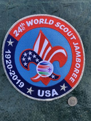 24th Wsj 2019 World Scout Jamboree Official Usa Contingent Badge Jacket Patch