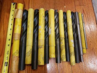 9 Morse Cutting Tools Machinists Reamers Auger Twist Bits