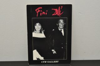 Leonor Fini & Salvador Dali Cfm Gallery Nyc Postcard Art Exhibition Flyer Show