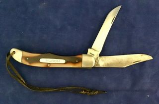 Vintage Usa Schrade - Walden Knife 250 Yukon Folding Hunting Knife - 1960’s