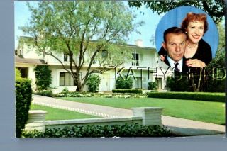 California Postcard E,  5500 Residence Of George Burns And Gracie Allen,  Bh