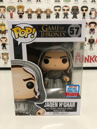 Funko Pop Game Of Thrones 57 2017 Nycc Exclusive Jaqen H 