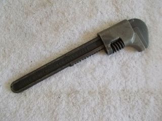 Vintage Ford 9 " Wrench Smooth Jaw Adjustable Monkey Wrench Moore Drop Forge Co