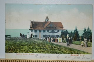 1906 Pavilion At Sea Breeze - Rochester York Postcard