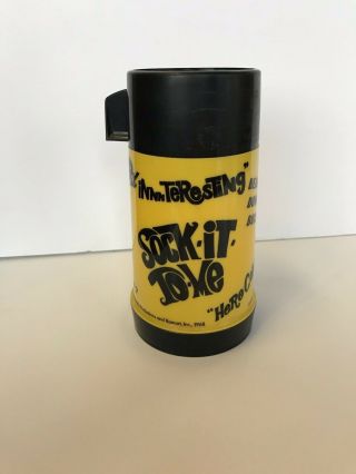 Vintage Aladdin Sock It To Me`1968`laugh In Tv Show Thermos