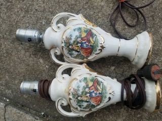 Victorian/antique/vintage George/martha Washington Small Lamps.