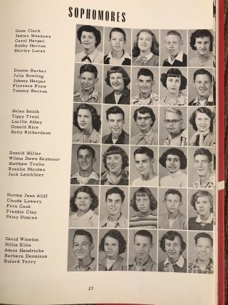 1953 Trap HILL HIGH SCHOOL YEARBOOK - SURVEYOR WEST VIRGINIA - WV - WVA - ANNUAL - THHS 8