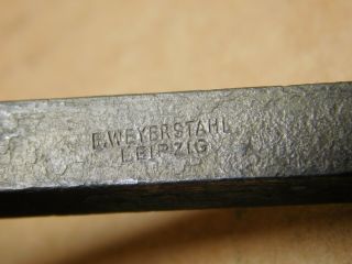 Vintage E.  Weyerstahl,  Leipzig steel number figures stamps 1/8 
