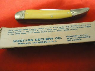 Western Stainless Steel Pocket Knife 1950 