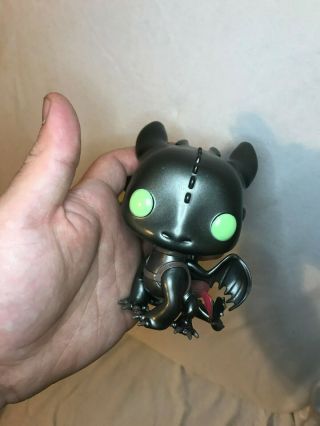 Funko Toothless Hot Topic Exclusive Metallic 100 How To Train Your Dragon Oob