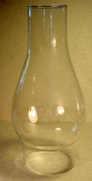 Glass Hurricane Shade Victorian Lamp Parts Old Glass Wonderful 2 - 3/4 "