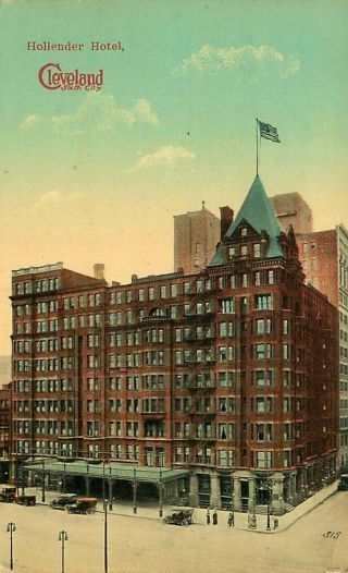 Postcard Hollender Hotel,  Cleveland,  Ohio - Circa 1914