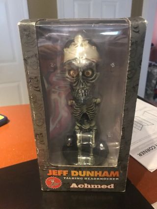 Neca Jeff Dunham Talking Achmed Terrorist Skeleton Headknocker Bobble Head