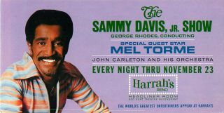 Sammy Davis Jr At Harrah 