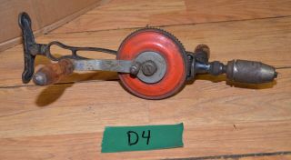 Rare Miller Falls Breast Drill No 200 Patent 1913 Collectible Woodworking Tool