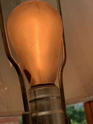 Antique George Worthington Cleveland Mazda Tipped Light Bulb Edison