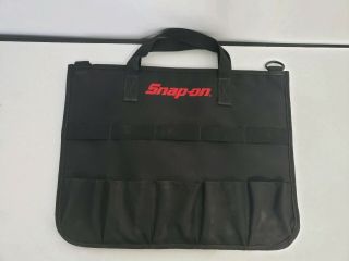 Snap On Tool Bag - Outside Pockets And Red Interior