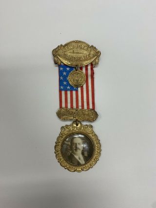 Improved Order Of Red Men - Medal - York Candidate 1912 - Redmen -
