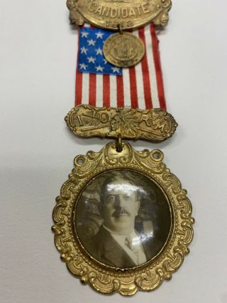 Improved Order Of Red men - Medal - York Candidate 1912 - Redmen - 4