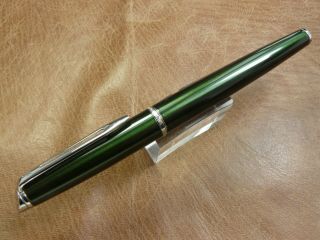 Waterman Hemisphere Roller Ball Pen Metallic Green Chrome Trim