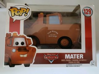 Funko Pop Disney Pixar Cars Mater 129.  Fast Ship