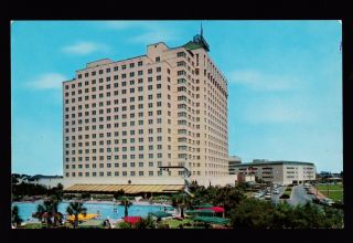 Vintage The Shamrock Hotel Houston Texas Postcard