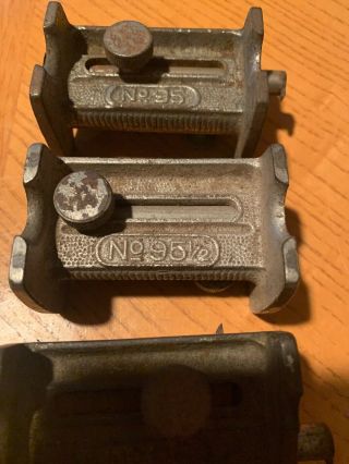 3 Vintage Stanley 95 & 95 - 1/2 Adjustable Mortise & Butt Gauge 3