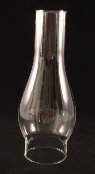10 " Clear Glass Oil Lamp Globe/chimney/shade With 3 " Fitter