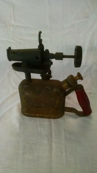 Vintage Blow Torch Brass & Copper Soldiering Iron