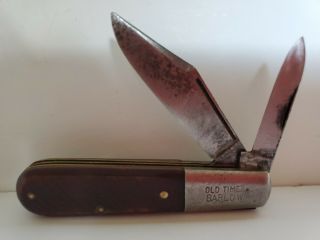 Vintage Rare Ulster 10 Ot Old Timer Barlow Pocket Knife - Prince Albert Knives