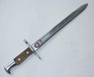 Pauroux Fr Chexbres Antique Letter Opener Miniature Bayonet Sword Swiss H104