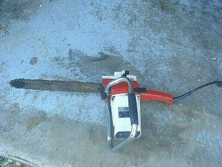 Vintage Antique Sears Electric Chain Saw 315 34030 Retro Power Tool Usa