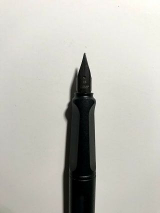Lamy Safari Special Edition 2018 All Black Fountain Pen,  EF nib, 4