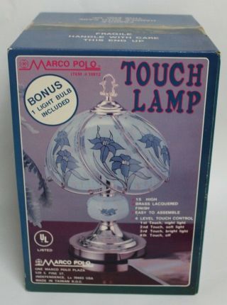 Vintage Boxed & Marco Polo Touch Lamp
